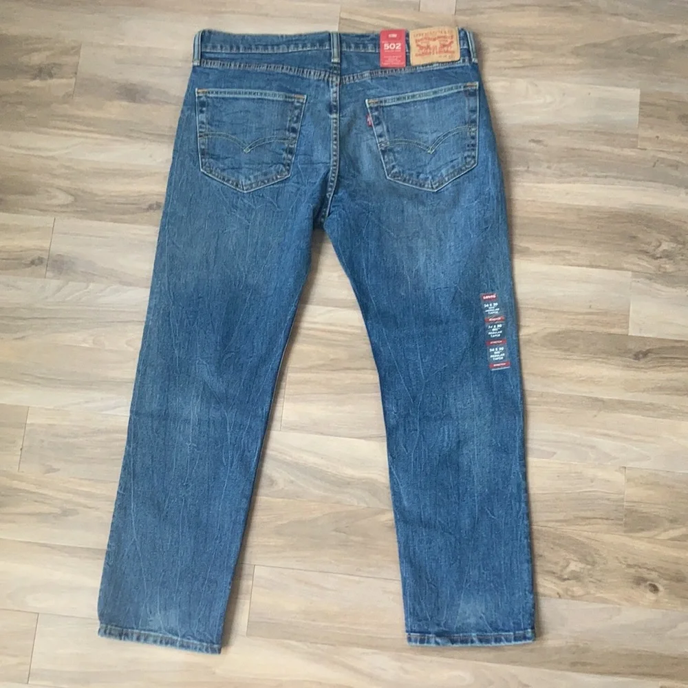 Relist 5/10❌ NWT Levi’s 502 regular taper with 2 way stretch jean size 34 x 30 - Picture 16 of 17